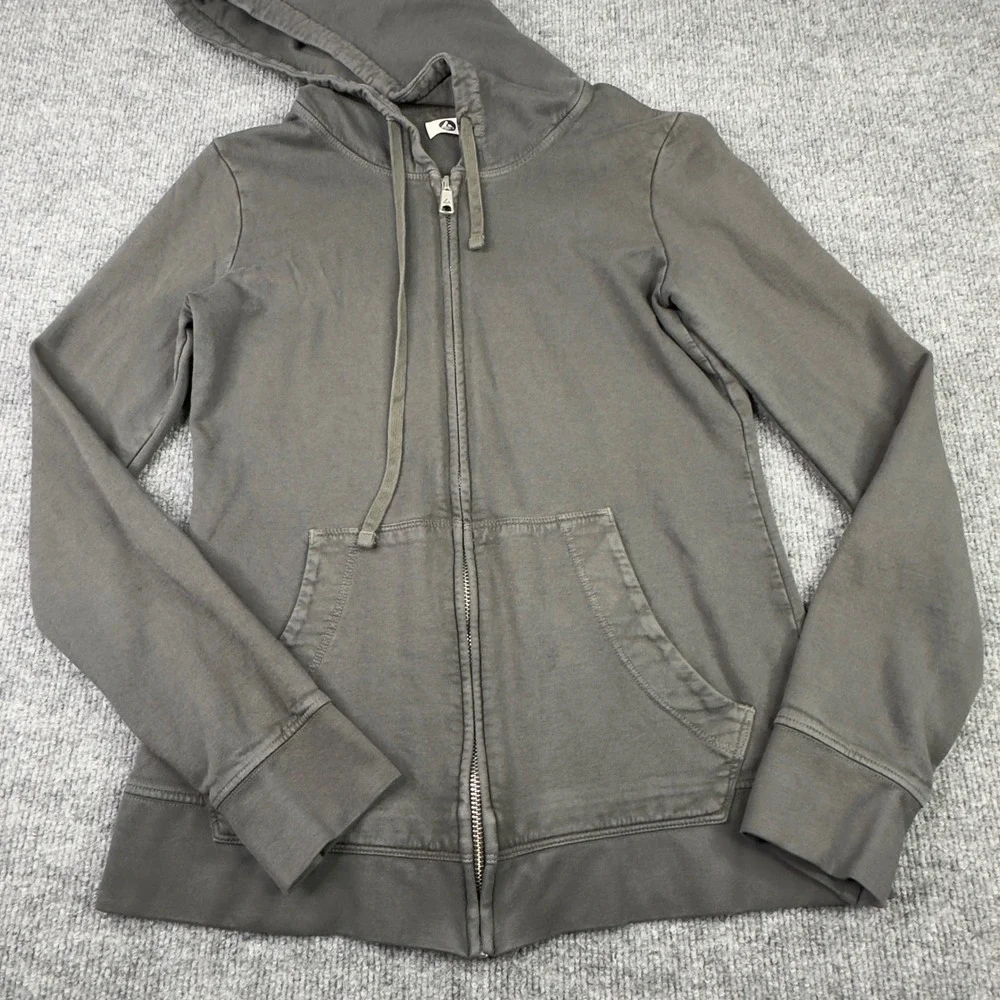 American Giant Hoodie Sweatshirt XS Gray Zip‎ Athleisure Normcore Grunge Workout - Picture 3 of 13